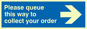 MA6141: Please queue this way to collect your order