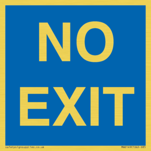 MA6149: NO EXIT