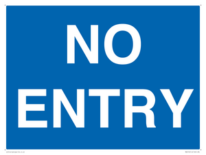 MA6150: NO ENTRY
