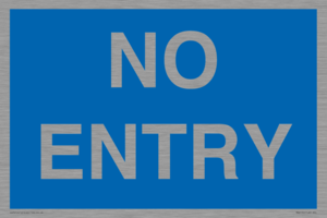 MA6150: NO ENTRY