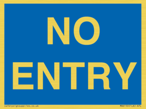 MA6150: NO ENTRY