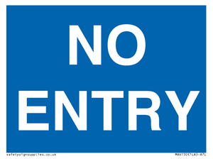 MA6150: NO ENTRY