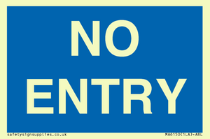 MA6150: NO ENTRY