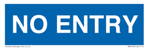 MA6150: NO ENTRY