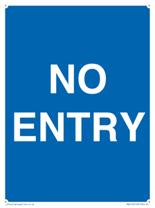 MA6150: NO ENTRY
