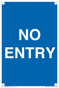 MA6150: NO ENTRY
