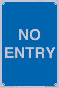 MA6150: NO ENTRY