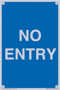 MA6150: NO ENTRY