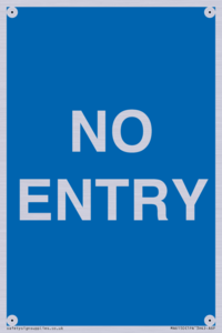 MA6150: NO ENTRY
