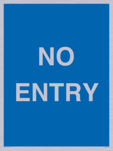 MA6150: NO ENTRY