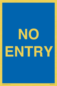 MA6150: NO ENTRY