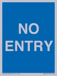 MA6150: NO ENTRY