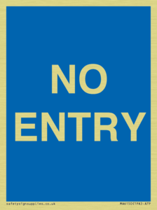 MA6150: NO ENTRY