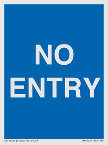 MA6150: NO ENTRY