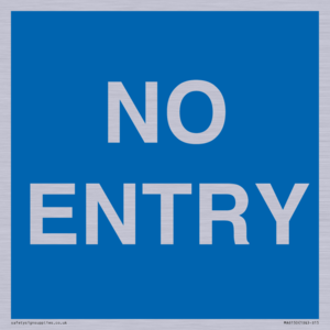MA6150: NO ENTRY