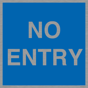 MA6150: NO ENTRY