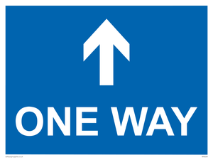 MA6208: One way with up directional arrow
