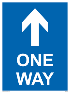 MA6208: One way with up directional arrow