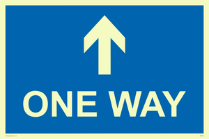 MA6208: One way with up directional arrow