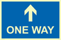 MA6208: One way with up directional arrow