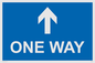 MA6208: One way with up directional arrow