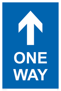 MA6208: One way with up directional arrow