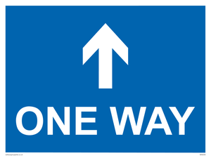 MA6208: One way with up directional arrow