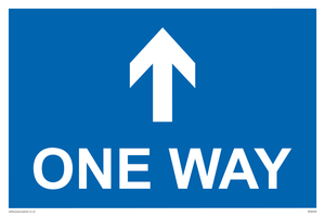 MA6208: One way with up directional arrow