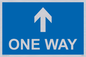 MA6208: One way with up directional arrow