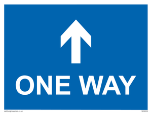 MA6208: One way with up directional arrow
