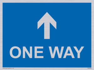 MA6208: One way with up directional arrow