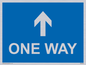 MA6208: One way with up directional arrow
