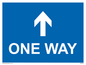 MA6208: One way with up directional arrow