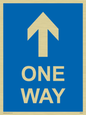 MA6208: One way with up directional arrow