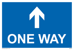 MA6208: One way with up directional arrow