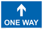 MA6208: One way with up directional arrow