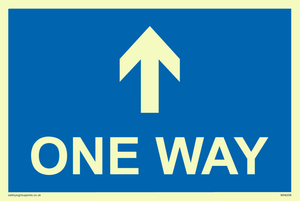 MA6208: One way with up directional arrow