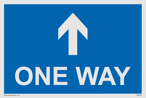 MA6208: One way with up directional arrow