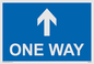 MA6208: One way with up directional arrow