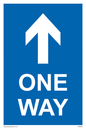 MA6208: One way with up directional arrow