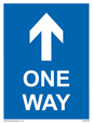 MA6208: One way with up directional arrow