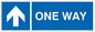 MA6208: One way with up directional arrow