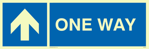MA6208: One way with up directional arrow