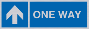 MA6208: One way with up directional arrow