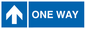 MA6208: One way with up directional arrow