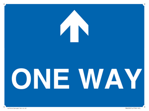 MA6208: One way with up directional arrow