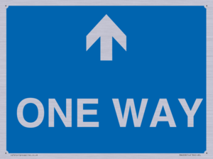 MA6208: One way with up directional arrow
