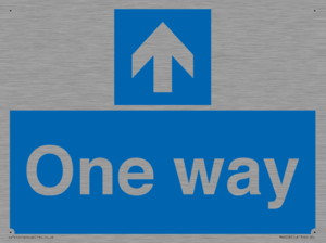 MA6208: One way with up directional arrow