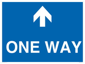 MA6208: One way with up directional arrow