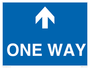 MA6208: One way with up directional arrow